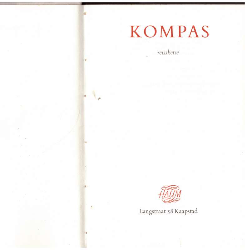 Kompas: reissketse -- J. P. Smuts [Redakteur]