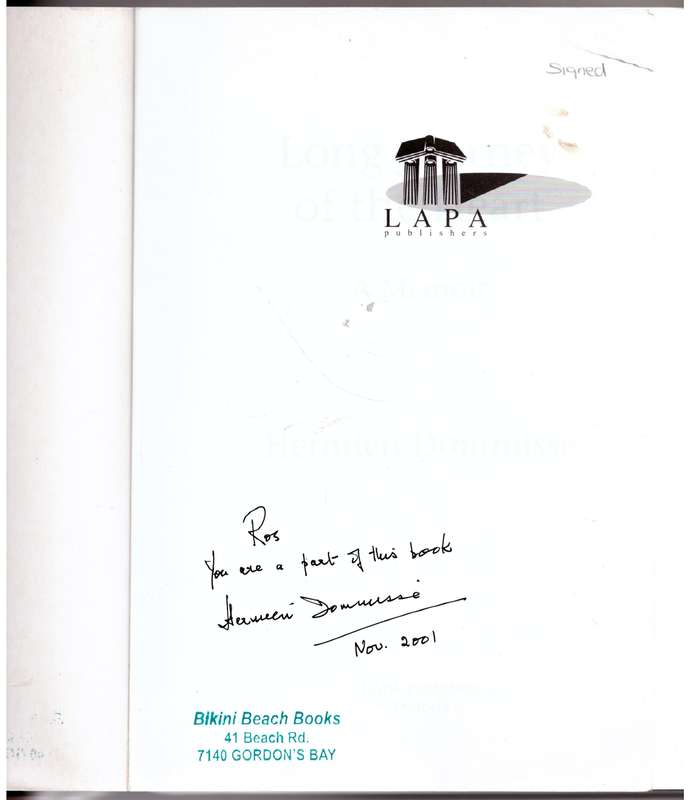 Long Journey of the Heart -- Hermien Dommisse ** SIGNED **