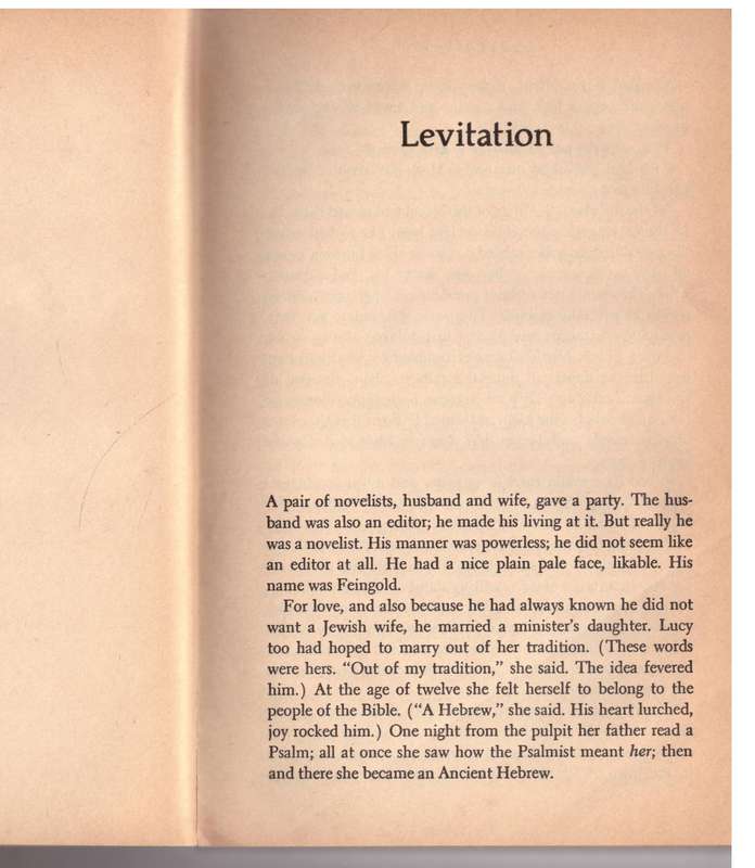 Levitation: Five Fictions - Cynthia Ozick