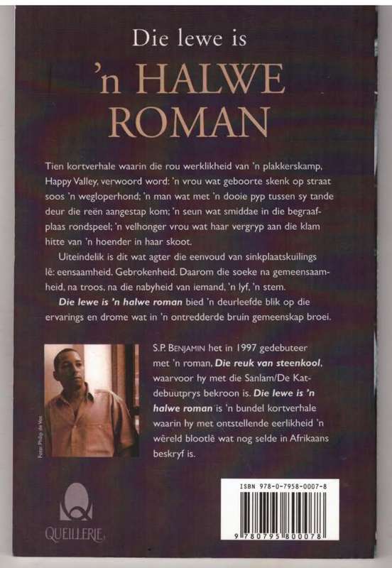 Die Lewe is `n halwe roman -- S. P. Benjamin