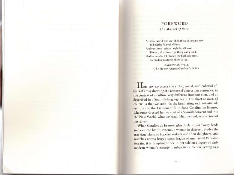 Lieutenant Nun: Memoir of a Basque Transvestite in the New World - Catalina De Erauso