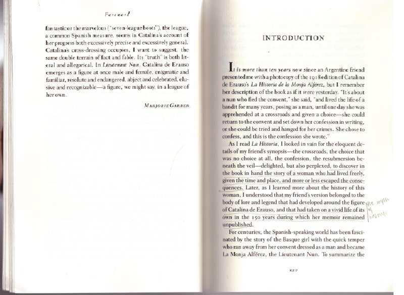 Lieutenant Nun: Memoir of a Basque Transvestite in the New World - Catalina De Erauso