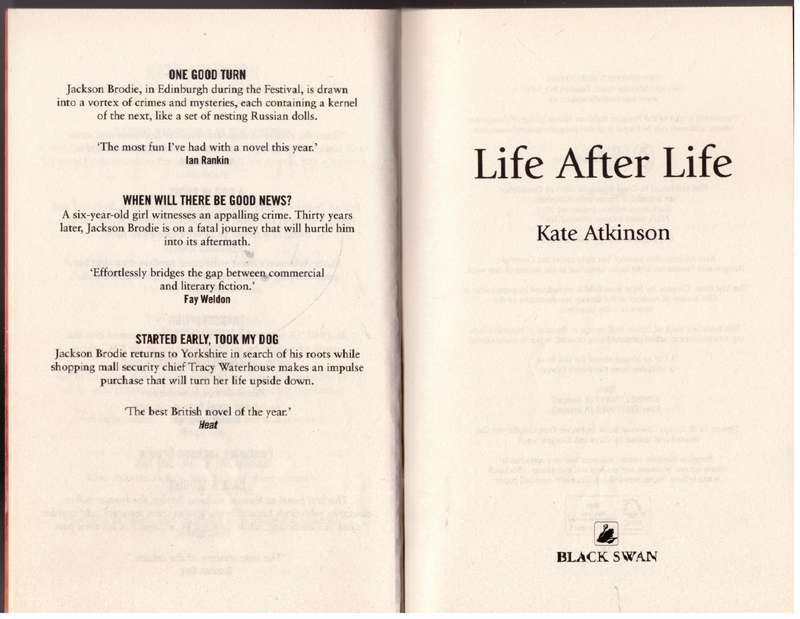 Life After Life: A Novel - Kate Atkinson