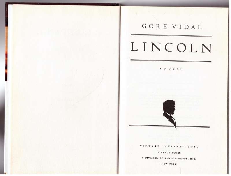 Lincoln: A Novel - Gore Vidal