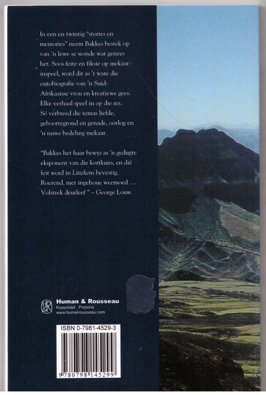 Littekens: stories en memories  --  Margaret Bakkes