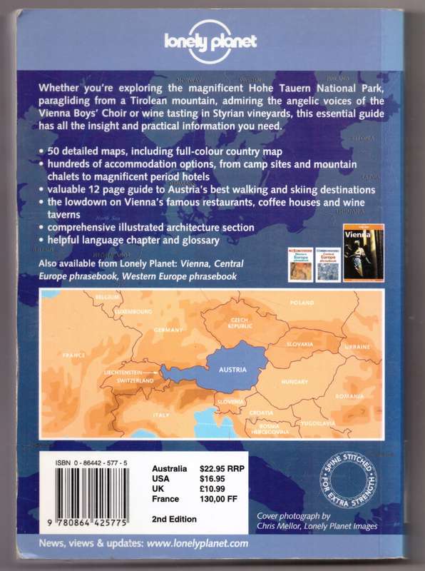 Lonely Planet Austria -- Mark Honan