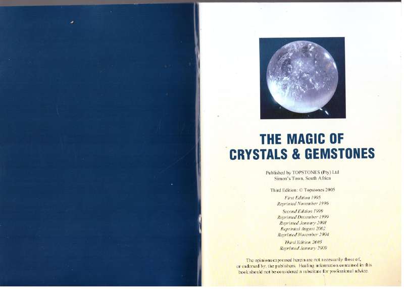 Magic of crystals and gemstones