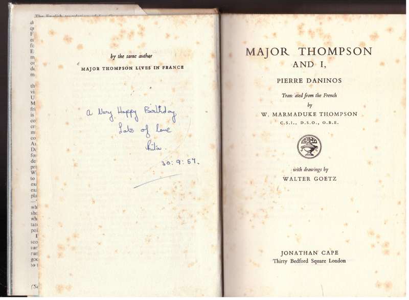 Major Thompson and I  --  Pierre Daninos