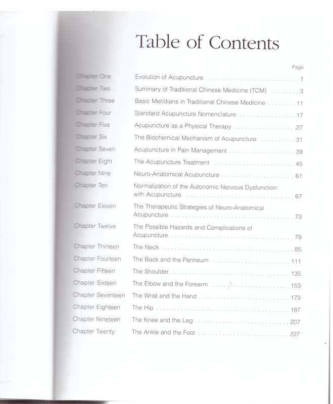 A Manual of Neuro-Anatomical Acupuncture, Vol 1: Musculo-Skeletal Disorders - Joseph Y. Wong