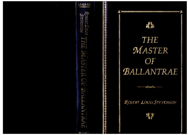 The Master of Ballantrae -- Robert Louis Stevenson