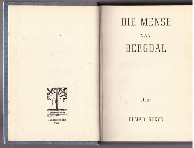 Die Mense van Bergdal -- Elmar Steyn