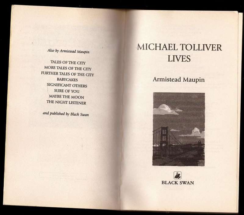 Michael Tolliver Lives -- Armistead Maupin
