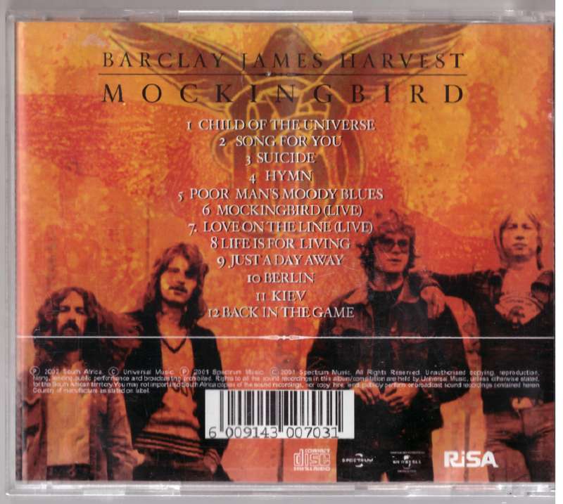 Barclay James Harvest  Mockingbird (CD)