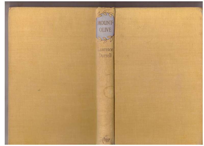 Mountolive: A Novel  --  Lawrence Durrell
