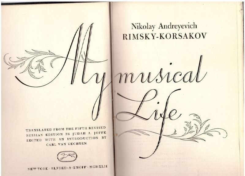 My Musical Life - Nikolay Rimsky-Korsakov