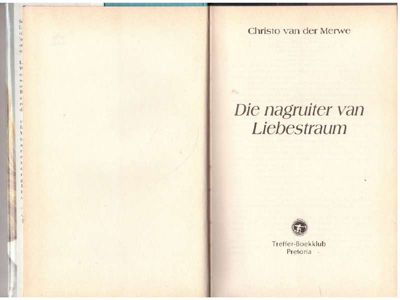 Die Nagruiter van Liebestraum -- Christo van der Merwe