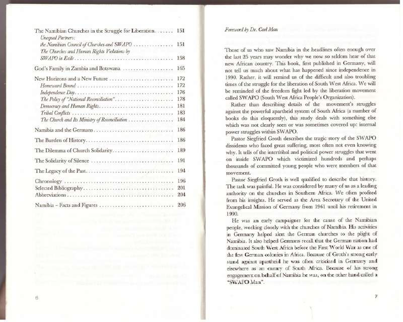 Namibia, the Wall of Silence: The Dark Days of the Liberation Struggle - Siegfried Groth