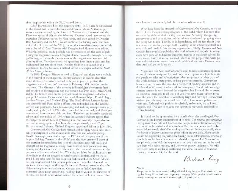 New Contrast 100 - Volume 25, No 4, December 1997