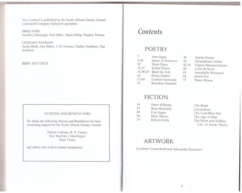 New Contrast 108 - Volume 27, Number 4, Desember 1999