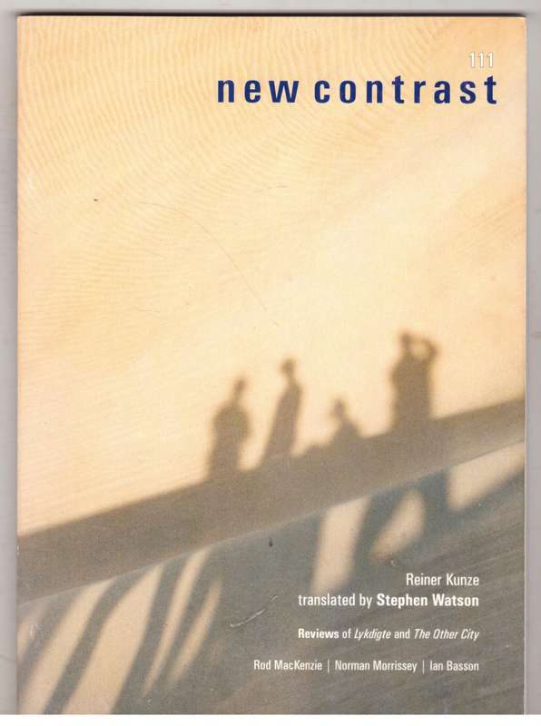 New Contrast 111 - Volume 28, Number 3, Winter 2000