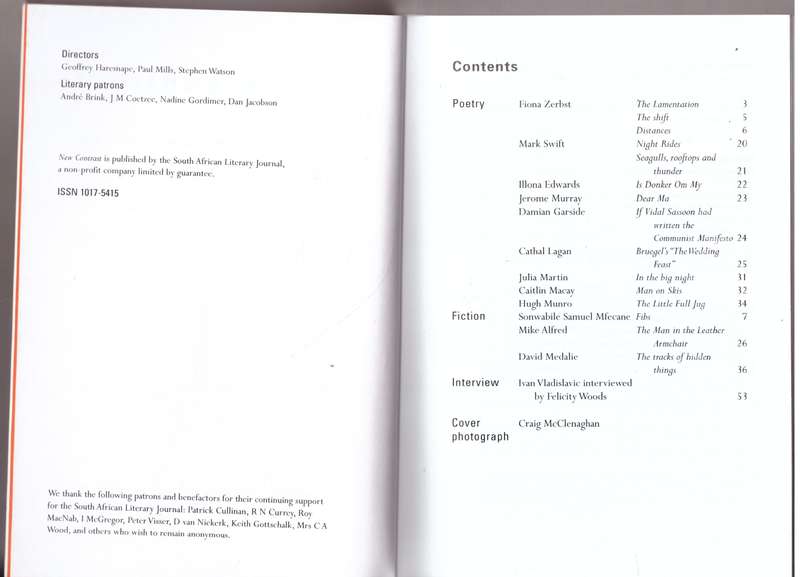 New Contrast 115 - Volume 29, Number 3, Winter 2001