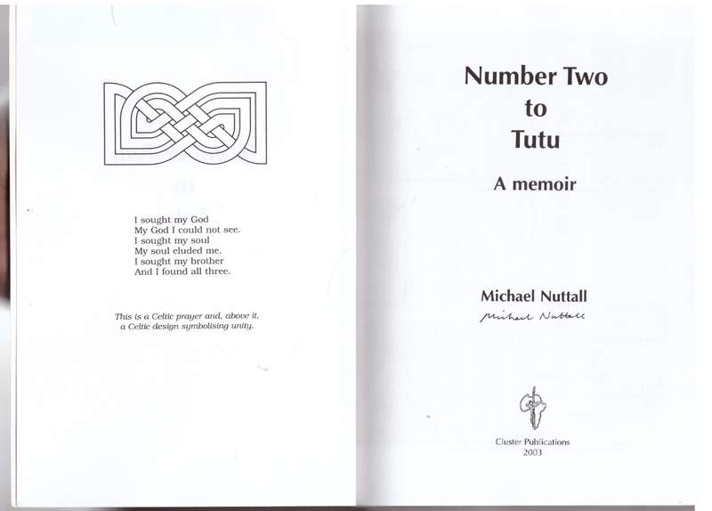 Number Two to Tutu: A Memoir - Michael Nuttall