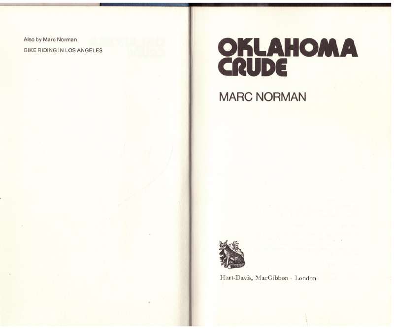 Oklahoma Crude  --  Marc Norman