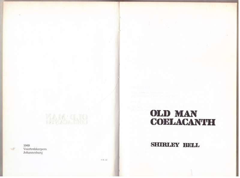Old Man Coelacanth  --  Shirley Bell
