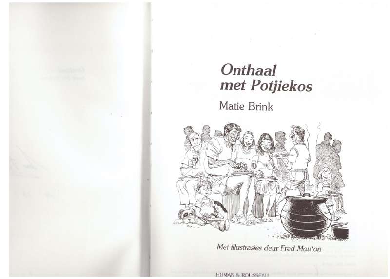 Onthaal met potjiekos -- Matie Brink
