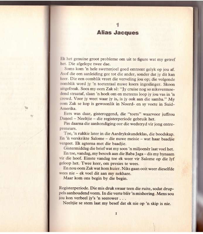 Die Optog van die aftjoppers -- George Weideman