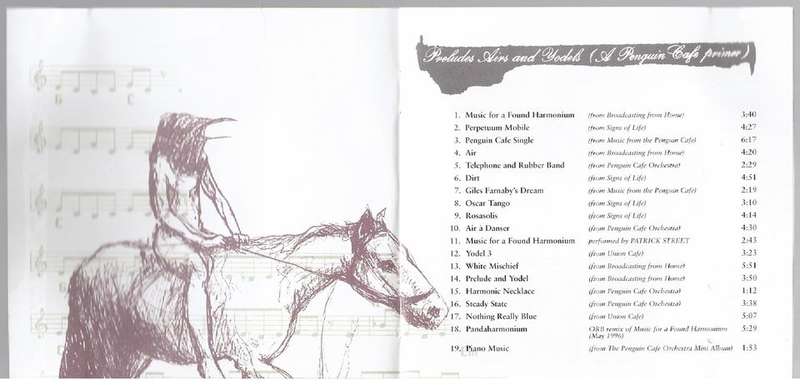 Penguin Cafe Orchestra  Preludes, Airs & Yodels (CD)