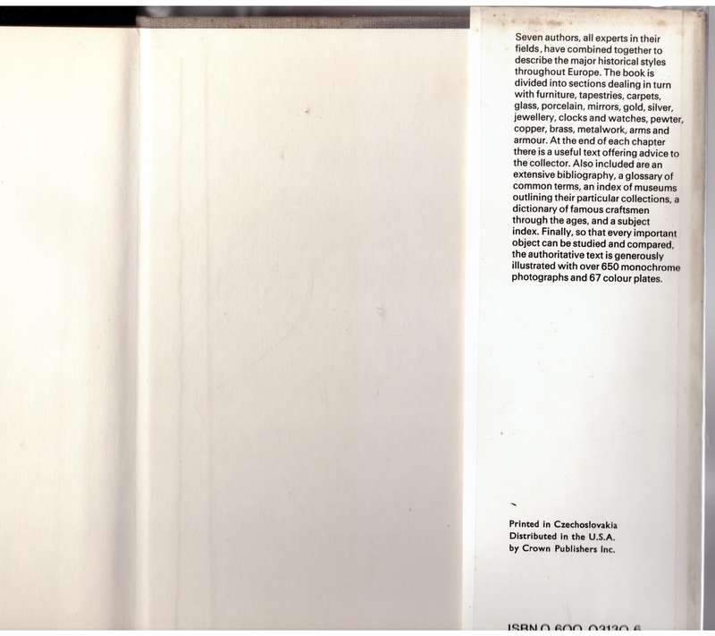 The Pictorial encyclopedia of antiques - Jan Durdík