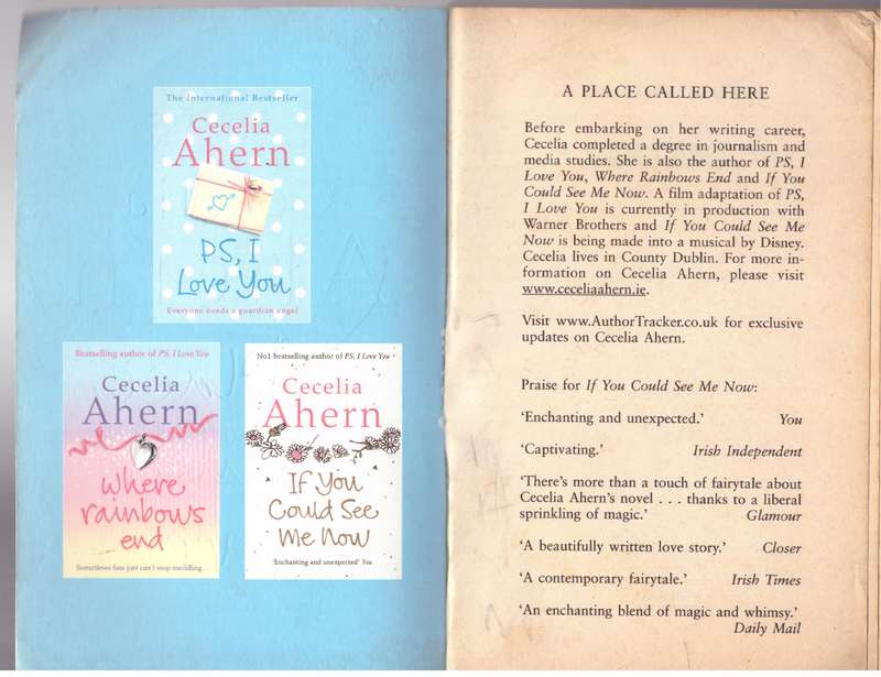 A Place Called Here  --  Cecelia Ahern