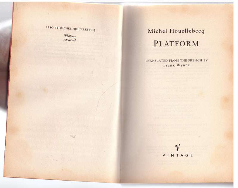 Platform - Michel Houellebecq