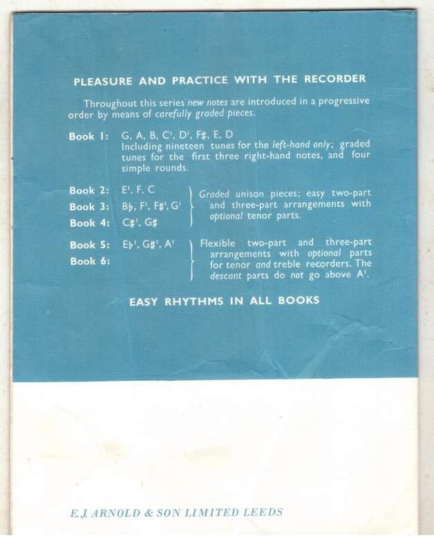 Pleasure and Practice with the Recorder: Book 2 - Leslie Winters