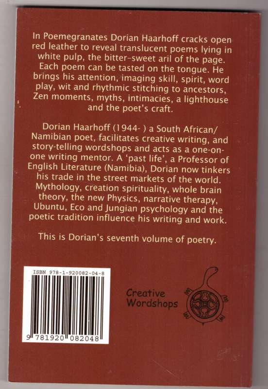 Poemegranites - Dorian Haarhoff  **SIGNED**