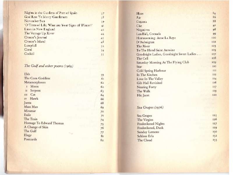 Poems, 1965-1980 - Derek Walcott