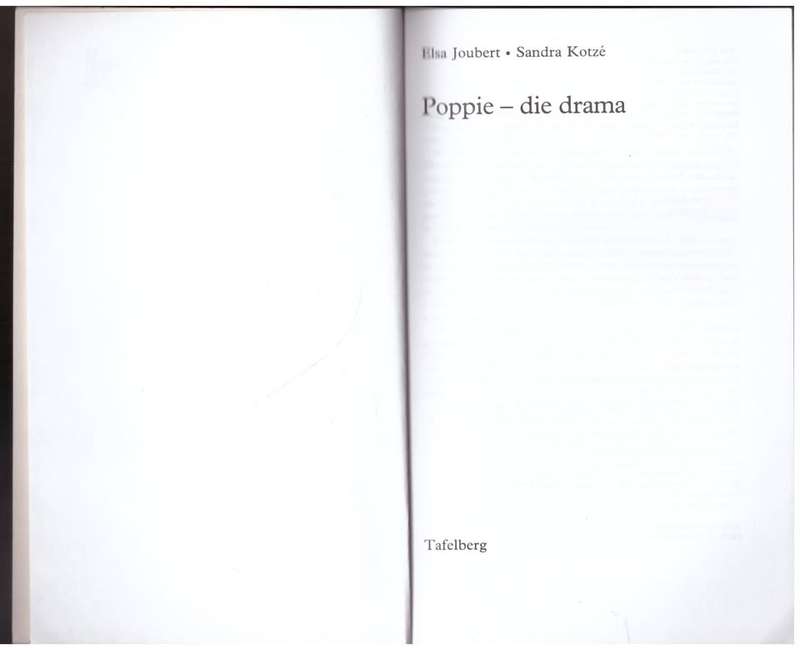 Poppie: Die Drama -- Elsa Joubert, Sandra Kotze