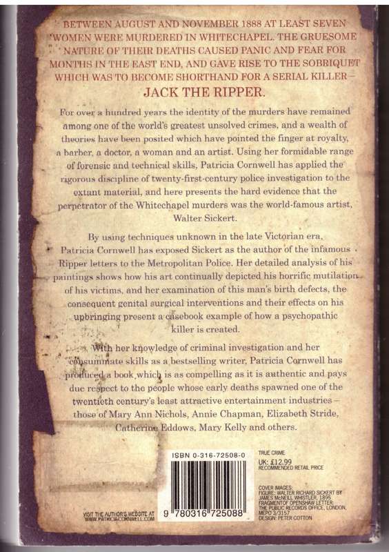 Portrait of a Killer: Jack the Ripper - Case Closed -- Patricia Cornwell