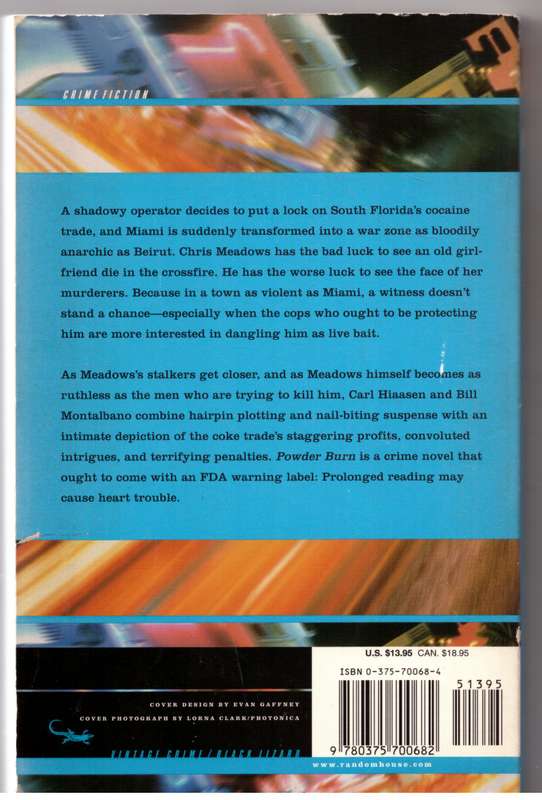 Powder Burn - Carl Hiaasen, Bill Montalbano