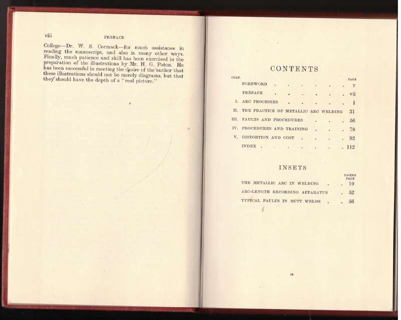 The Practice of Arc Welding  --  W. Heigh