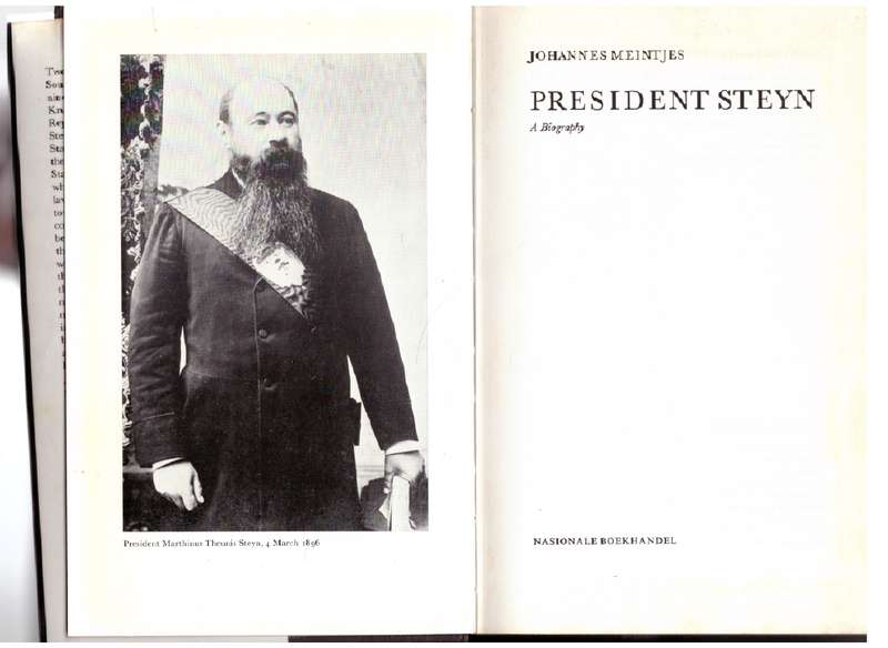 President Steyn: a biography - Johannes Meintjes