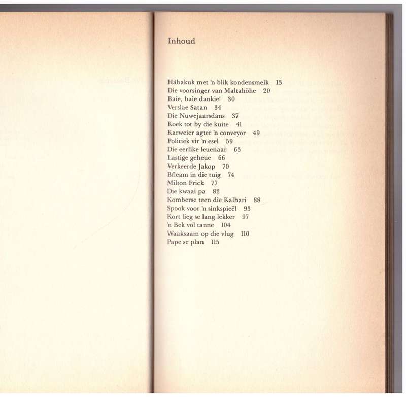 Profeet met kondensmelk (Vertellings 3) -- Jan Spies