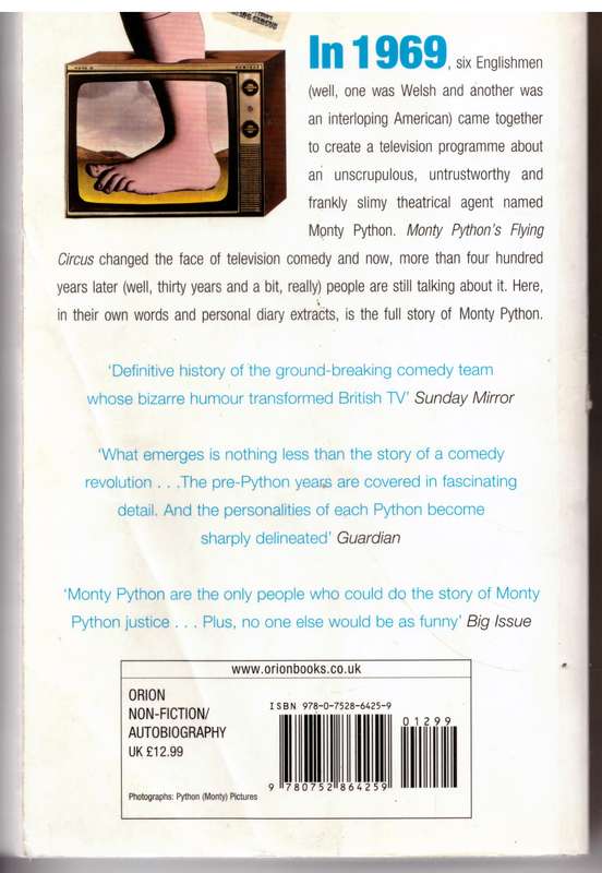 The Pythons' Autobiography  --  Graham Chapman, John Cleese, Terry Gilliam