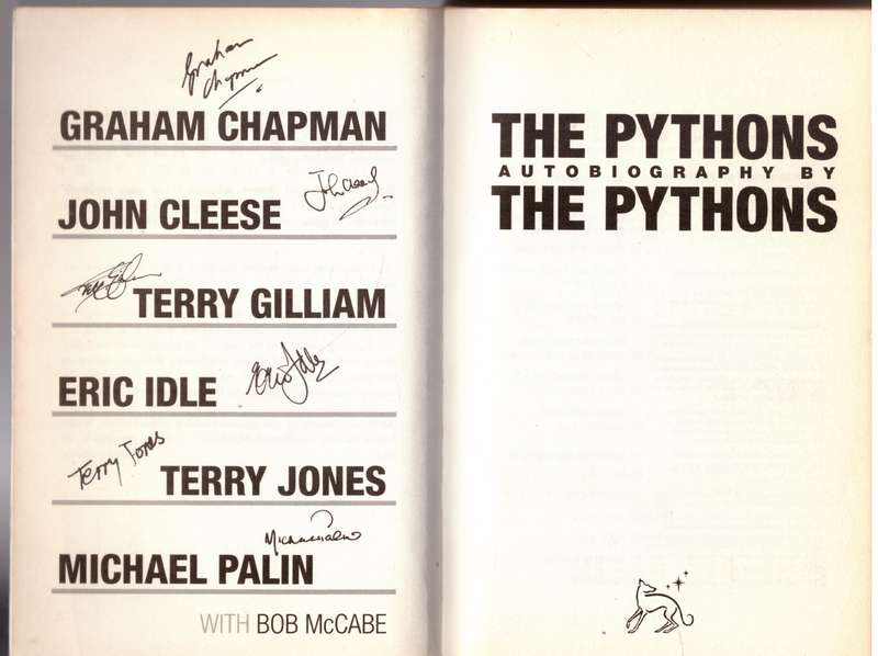 The Pythons' Autobiography  --  Graham Chapman, John Cleese, Terry Gilliam