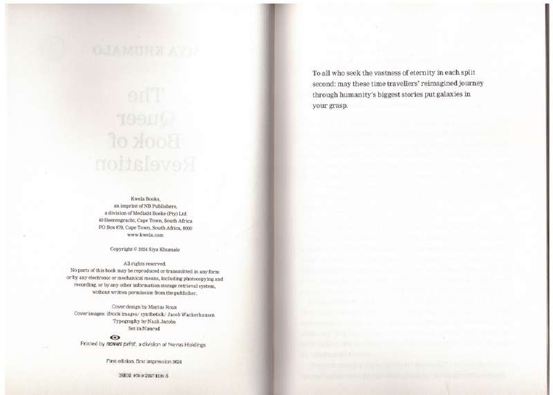 The Queer Book of Revelation - Siya Khumalo