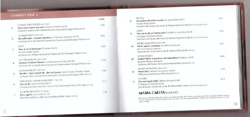Maria Callas  Romantic Callas (CD)