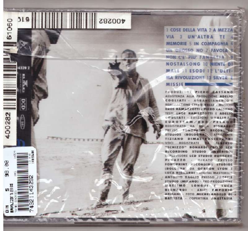 Eros Ramazzotti  Tutte Storie (CD) **SEALED**