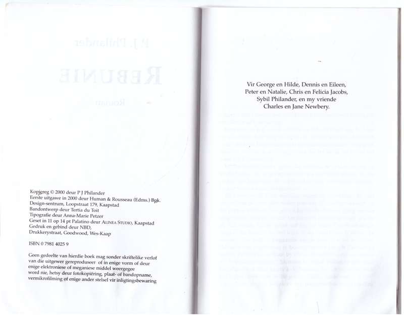 Rebunie -- P.J. Philander