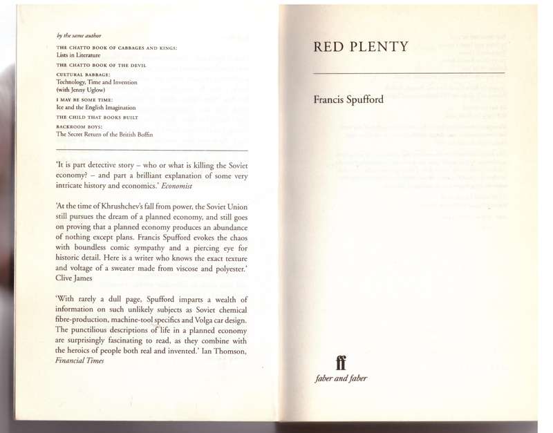 Red Plenty - Francis Spufford